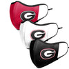 Georgia Bulldogs NCAA Sport 3 Pack Face Cover