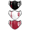 Indiana Hoosiers NCAA Sport 3 Pack Face Cover