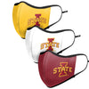 Iowa State Cyclones NCAA Sport 3 Pack Face Cover