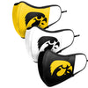 Iowa Hawkeyes NCAA Sport 3 Pack Face Cover