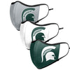 Michigan State Spartans NCAA Sport 3 Pack Face Cover