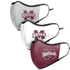Mississippi State Bulldogs NCAA Sport 3 Pack Face Cover