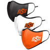 Oklahoma State Cowboys NCAA Sport 3 Pack Face Cover