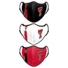 Texas Tech Red Raiders NCAA Sport 3 Pack Face Cover