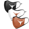 Texas Longhorns NCAA Sport 3 Pack Face Cover