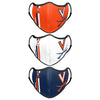 Virginia Cavaliers NCAA Sport 3 Pack Face Cover
