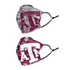 Texas A&M Aggies NCAA Logo Rush Adjustable 2 Pack Face Cover