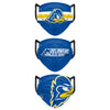 Delaware Fightin Blue Hens NCAA Mens Matchday 3 Pack Face Cover