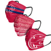 South Alabama Jaguars NCAA Mens Matchday 3 Pack Face Cover