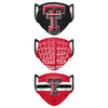 Texas Tech Red Raiders NCAA Mens Matchday 3 Pack Face Cover