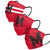 Maryland Terrapins NCAA Mens Matchday 3 Pack Face Cover