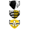 Appalachian State Mountaineers NCAA Mens Matchday 3 Pack Face Cover