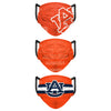 Auburn Tigers NCAA Mens Matchday 3 Pack Face Cover