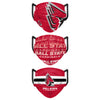 Ball State Cardinals NCAA Mens Matchday 3 Pack Face Cover