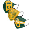 Baylor Bears NCAA Mens Matchday 3 Pack Face Cover