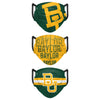 Baylor Bears NCAA Mens Matchday 3 Pack Face Cover