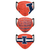 Illinois Fighting Illini NCAA Mens Matchday 3 Pack Face Cover