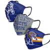 Memphis Tigers NCAA Mens Matchday 3 Pack Face Cover
