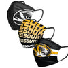 Missouri Tigers NCAA Mens Matchday 3 Pack Face Cover