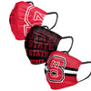 NC State Wolfpack NCAA Mens Matchday 3 Pack Face Cover