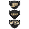 Purdue Boilermakers NCAA Mens Matchday 3 Pack Face Cover