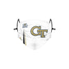 Georgia Tech Yellow Jackets NCAA On-Court Sideline Logo Adjustable White Face Cover