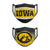 Iowa Hawkeyes NCAA Printed 2 Pack Face Cover