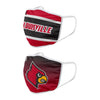 Louisville Cardinals NCAA Printed 2 Pack Face Cover
