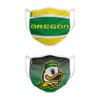 Oregon Ducks NCAA Printed 2 Pack Face Cover