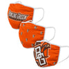 Bowling Green Falcons NCAA 3 Pack Face Cover