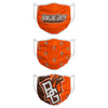 Bowling Green Falcons NCAA 3 Pack Face Cover