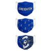 Creighton Bluejays NCAA 3 Pack Face Cover