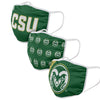 Colorado State Rams NCAA 3 Pack Face Cover