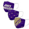 James Madison Dukes NCAA 3 Pack Face Cover