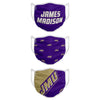 James Madison Dukes NCAA 3 Pack Face Cover