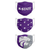 Kansas State Wildcats NCAA 3 Pack Face Cover