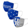 Kentucky Wildcats NCAA 3 Pack Face Cover