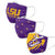 LSU Tigers NCAA 3 Pack Face Cover