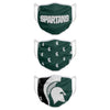 Michigan State Spartans NCAA 3 Pack Face Cover