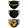Missouri Tigers NCAA 3 Pack Face Cover