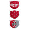 Ohio State Buckeyes NCAA 3 Pack Face Cover