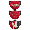Maryland Terrapins NCAA 3 Pack Face Cover