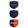 Virginia Cavaliers NCAA 3 Pack Face Cover