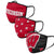 Wisconsin Badgers NCAA 3 Pack Face Cover
