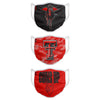 Texas Tech Red Raiders NCAA Super Fan 3 Pack Face Cover