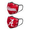 Alabama Crimson Tide NCAA Womens Knit 2 Pack Face Cover