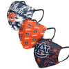 Auburn Tigers NCAA Womens Matchday 3 Pack Face Cover