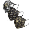 Colorado Buffaloes NCAA Womens Matchday 3 Pack Face Cover