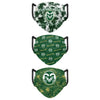 Colorado State Rams NCAA Womens Matchday 3 Pack Face Cover