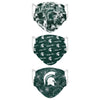 Michigan State Spartans NCAA Womens Matchday 3 Pack Face Cover